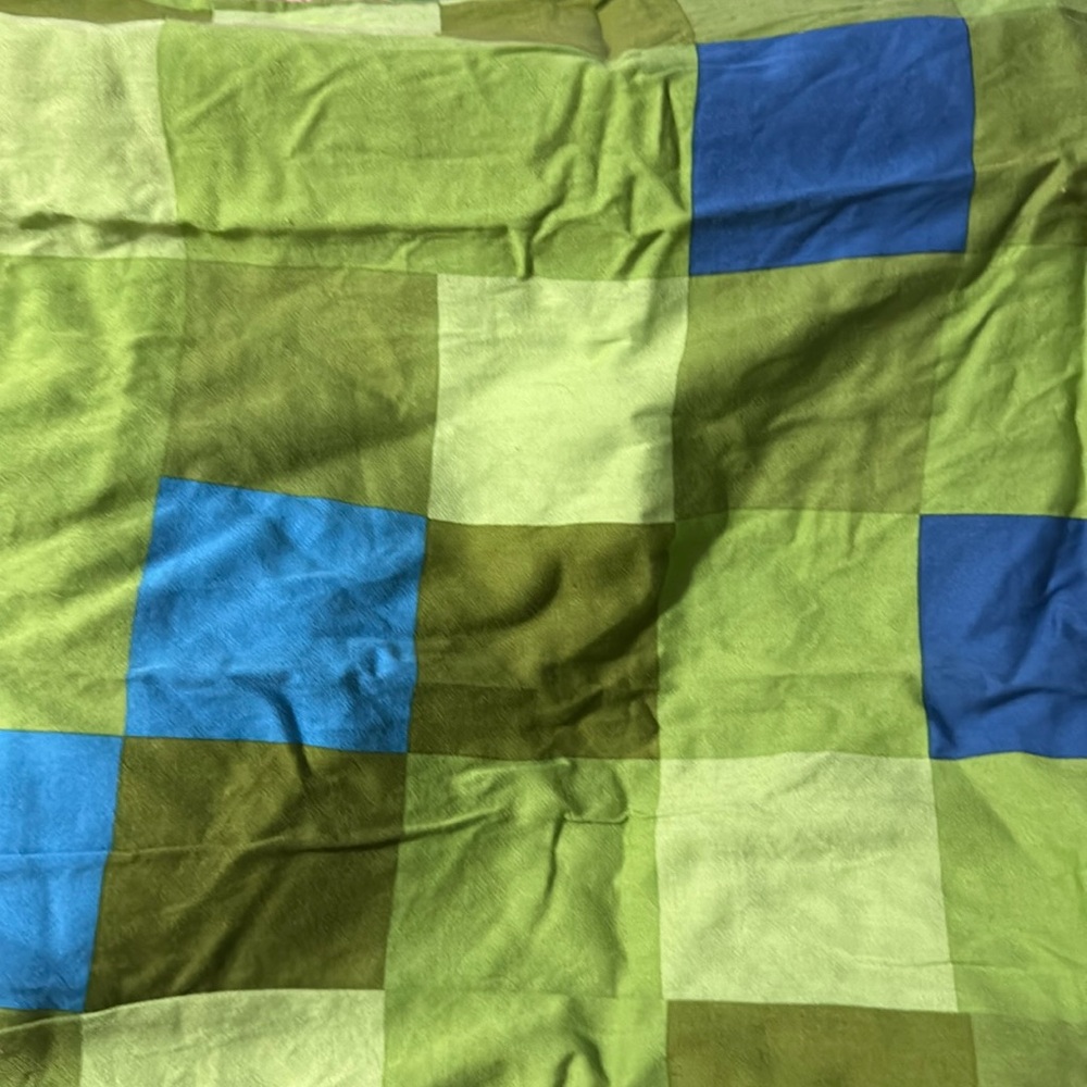 Pixel/videogame themed, twin fitted sheet, pillowcase, pillow sham